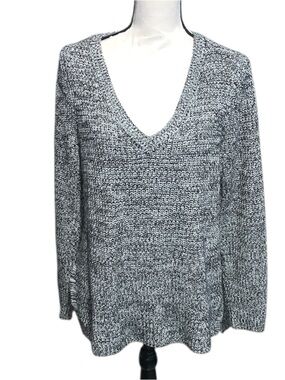 Torrid Marled Knit Pullover V-Neck Tunic Sweater Women's Size 1/1X